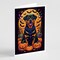 Edge Collections - 5" x 7" - Multicolor - Rottweiler Witchy Halloween Greeting Cards - 8 Pieces